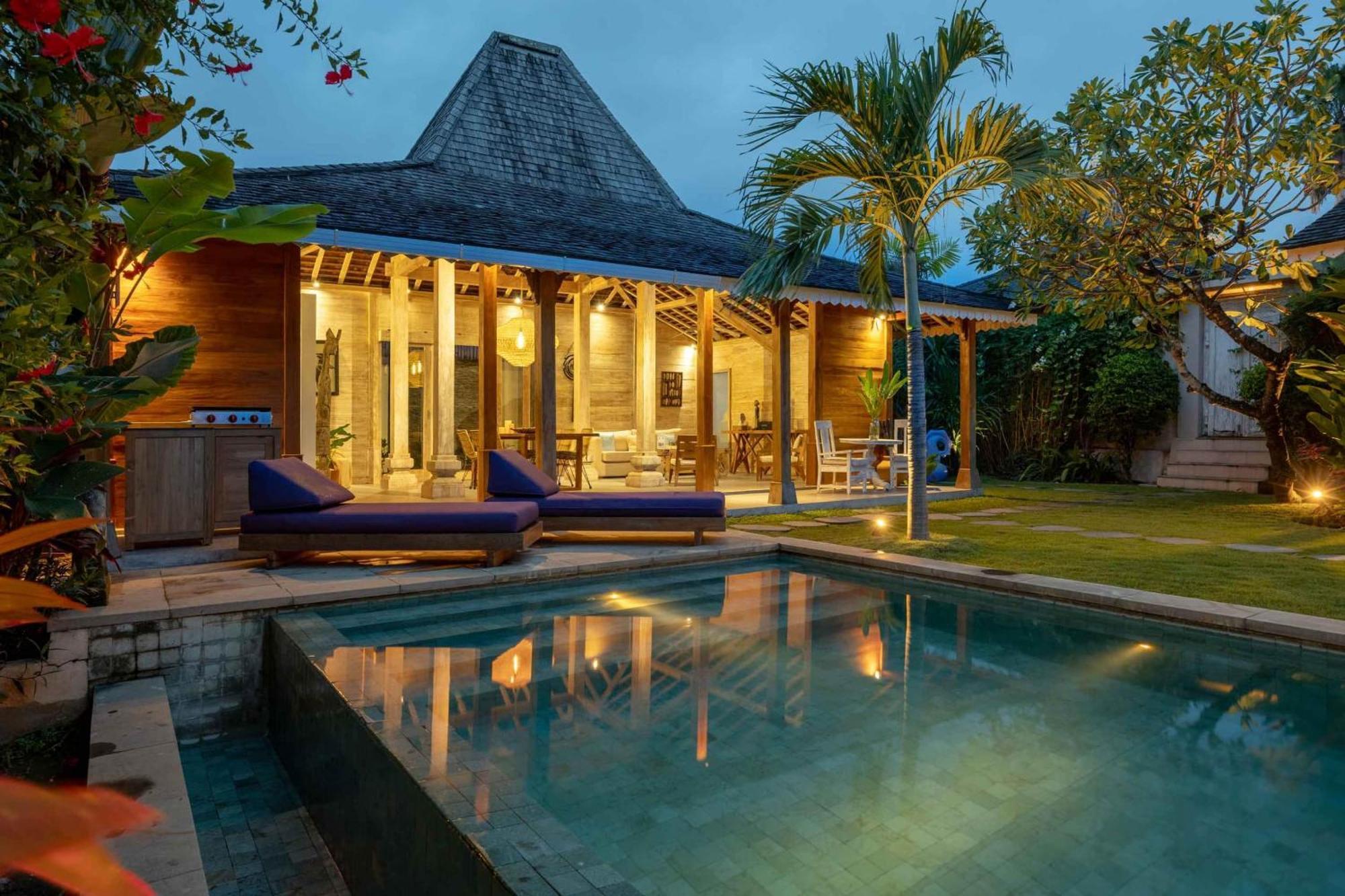Villa Du Bah - Family Gateway 3Br Villa 12Min To Beach With Private Pool And Parking Керобокан Экстерьер фото