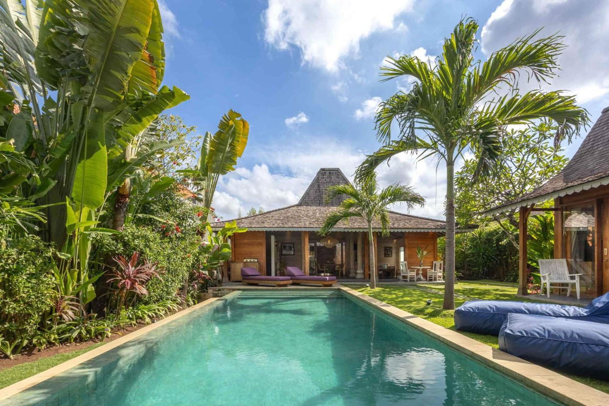 Villa Du Bah - Family Gateway 3Br Villa 12Min To Beach With Private Pool And Parking Керобокан Экстерьер фото